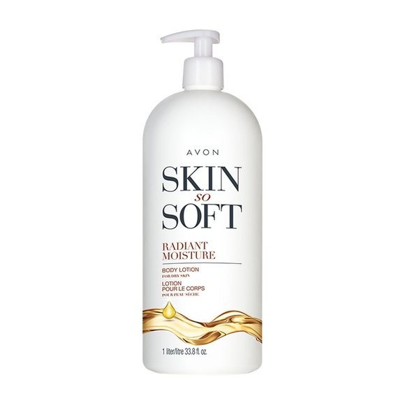 Avon Skin So Soft - Radiant Moisture 33.8 Fluid Ounces Bonus-Size Body Lotion - Picture 4 of 4